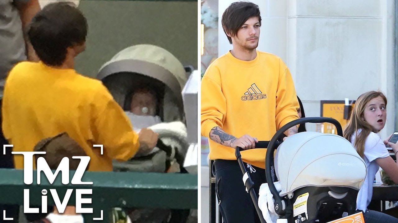 One Direction S Louis Tomlinson Solo With Baby Freddie Tmz Live Youtube