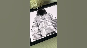 Hoodie Mockup & Procreate Brushes for Fashion Design - Link in bio #procreate #hoodiemockup