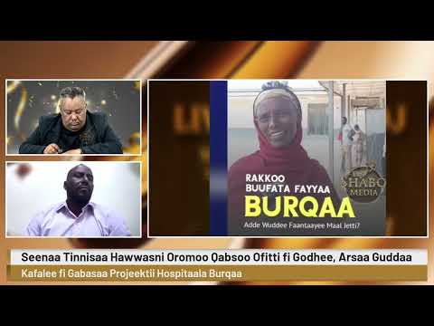 Seenaa Tinnisaa Hawwasni Oromoo QabsooOfitti FiGodheeArsaaGuddaa GabasaaProjeektii Hospitaala Burqaa