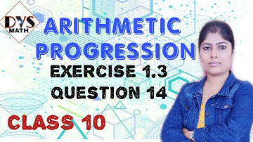 Class 10 Arithmetic Progression Exercise 1.3 Question 14
