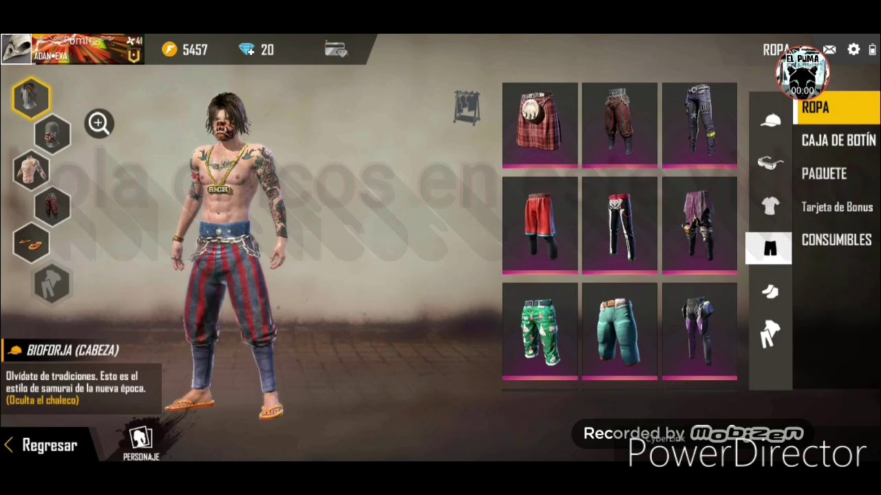 Las mejores combinaciones de ropa/para free fire - YouTube