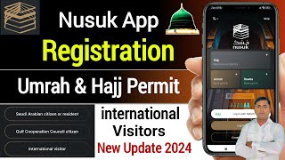 Nusuk App Registration for Visitors | Nusuk App Registration | Hajj & Umrah permit screenshot 1