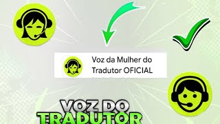 Como deixar sua voz ingual a mulher do tradutor e etc....#100inscritos #100 screenshot 4