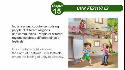 Environmental Studies Class 2 Chapter 15,Our Festivals,Part01