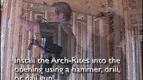 How to Install an Elliptical Arch