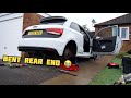 I bought a 3400 crash damaged audi s1 quattro bent rear end