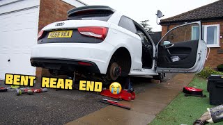 I BOUGHT A £3400 CRASH DAMAGED AUDI S1 QUATTRO BENT REAR END!