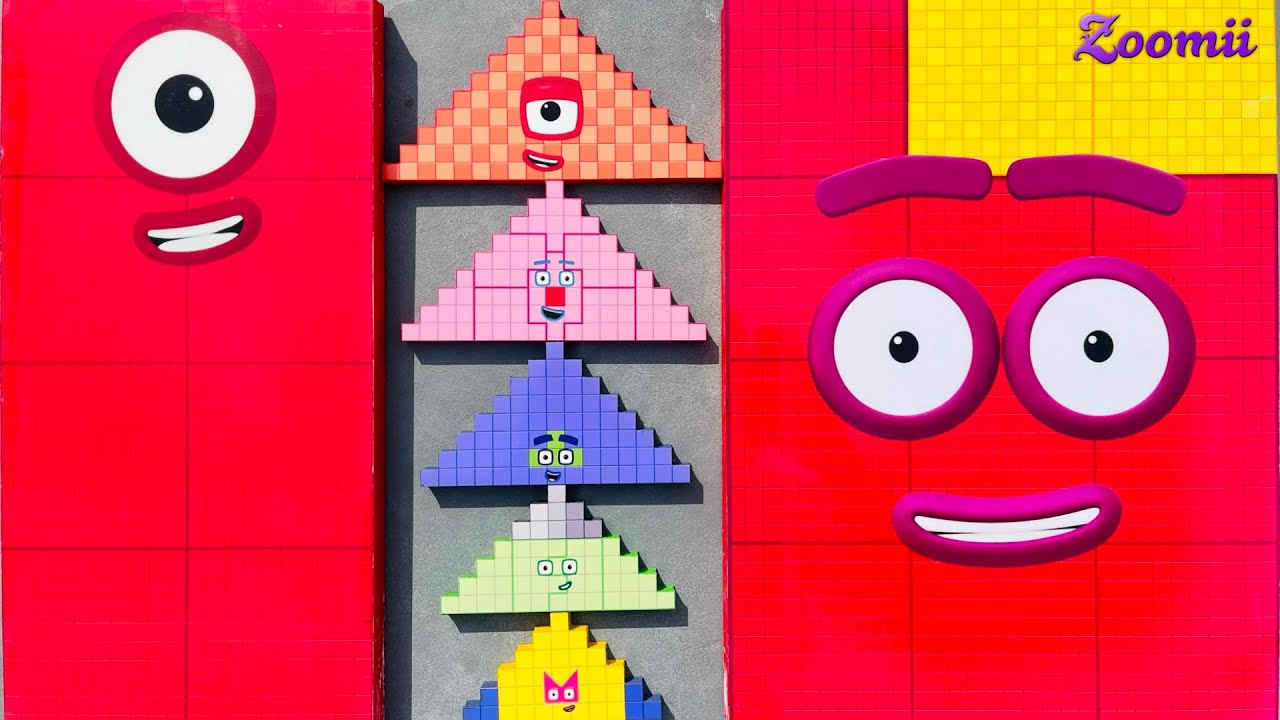 Looking for Numberblocks Puzzle Tetris NEW 100 vs 1300 Space ASMR Numberblocks Satisfying Video #88