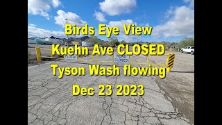 Tyson Wash in Quartzsite Az, flowing Dec 23 2023 after major storm the day before by Diy RV and Home 9,402 views 4 months ago 4 minutes, 14 seconds