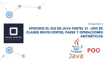 Episodio 21: GUI en Java partel VI - Uso de Clases Envolventes, Parse y Operaciones Aritméticas