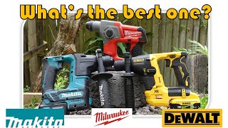 : Best 12V Rotary Hammer? (Milwaukee, Makita, DeWalt)