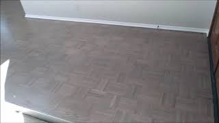 Before and After old brown parquet  floor  #refinishwoodfloors    #woodfloors