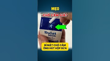 #MẸO 520 | Cắm ống hút hộp sữa thanh trùng Dalat Milk đúng cách | Dalat Milk milk carton straw plug