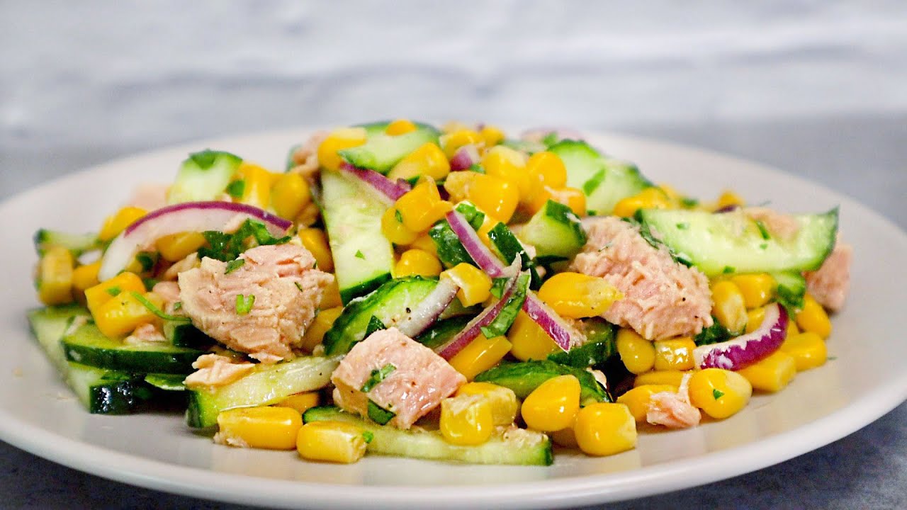 Thunfisch-Mais-Salat in 5 Minuten # 130 - YouTube
