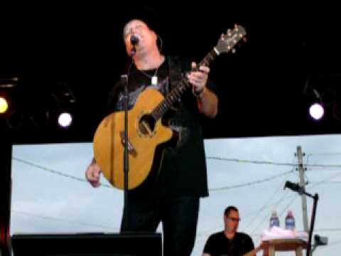 John Michael Montgomery and fans sings "Life's A Dance" at the Steuben County Fair at Bath, NY on 22 August 2009.