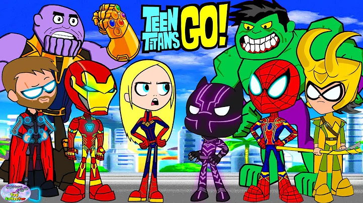 Teen Titans Go! vs. Black Panther and friends! Cartoon Character Swap - SETC