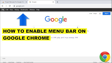 How to Add New Menu Bar on Google Chrome Browser | Windows