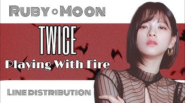 [REQUEST] HOW WOULD TWICE SING PLAYING WITH FIRE (BLACKPINK) - LINE DISTRIBUTION