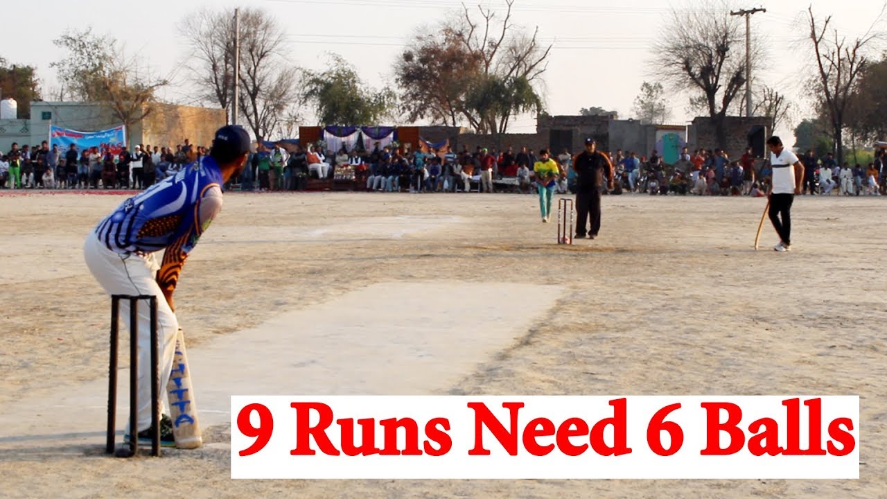 9 Runs Need In Last 6 Balls Best Match In Cricket History ever 2020 ...
