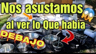 ♻NOS ASUSTAMOSAL VER LO QUE HABÍA DEBAJO DEL PALETMÍREN/Lo Que Tiran en usa/Dumpster Diving