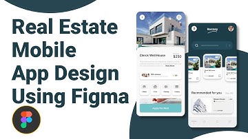 Real Estate Mobile App Design Using Figma | Mobile App Design | UI Design Tutorial #figma