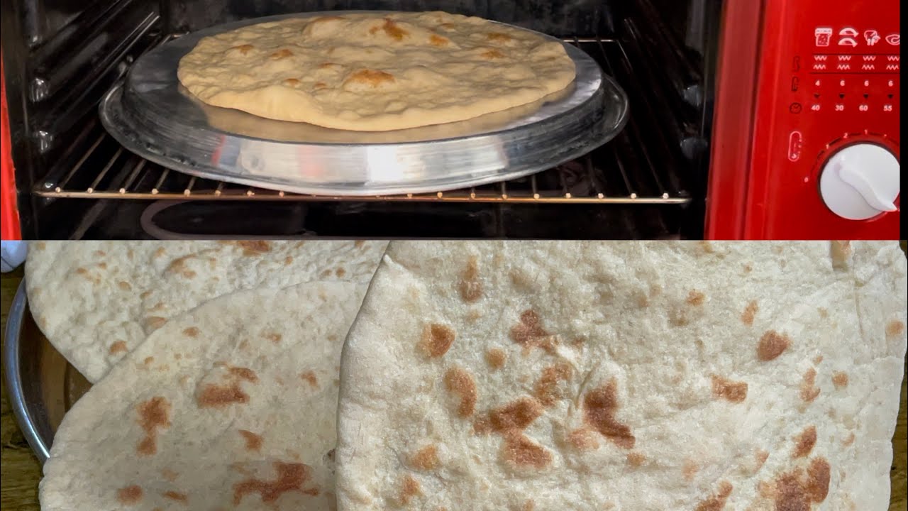 للمبتدئين  _ واللي ماعندهم تنور غاز  _ خبز بالفرن الكهربائي _ ب طحين عادي طحين الحصة التموينية