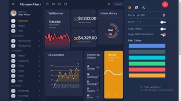 Florence Boxed Dark LTR   Responsive Bootstrap 4 Admin