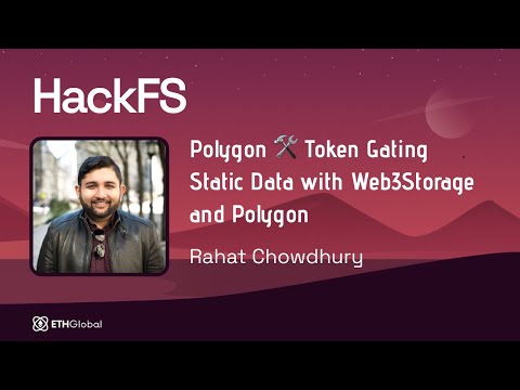 Polygon ? Token Gating Static Data with Web3Storage and Polygon