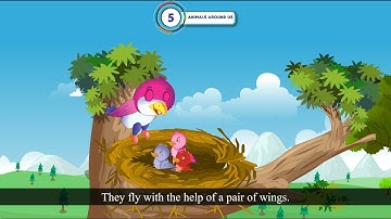 Ch 5 | Science | Class 1 | Animals Around Us | For children