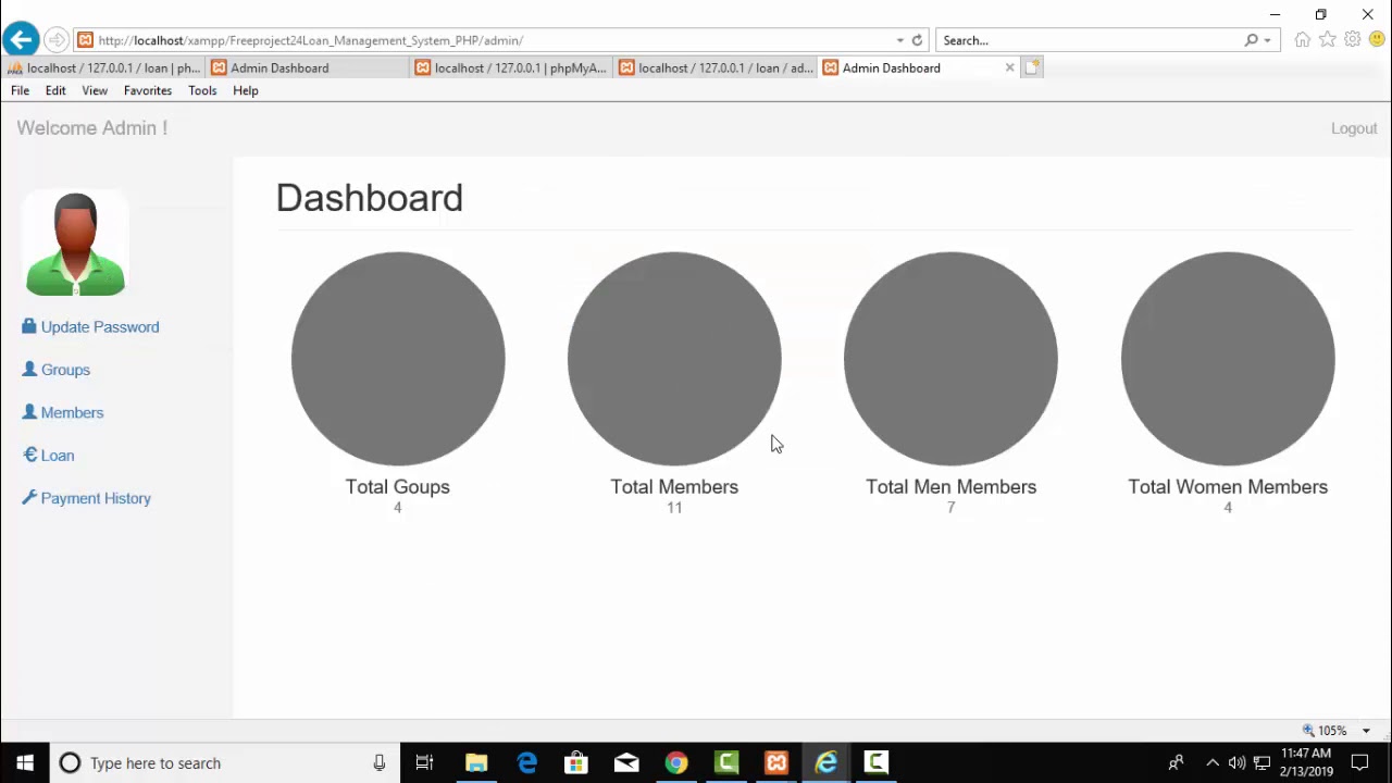 Freeproject24 Loan management Project with source code in PHP
