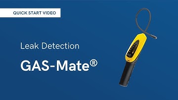 Quick Start Video for GAS-Mate® Combustible Gas Leak Detector