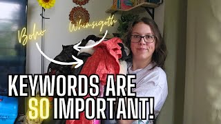 Keywords Are SO IMPORTANT When Reselling Online! Goodwill Bins Haul To Resell On eBay \& Poshmark