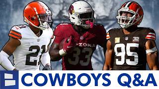 Dallas Cowboys Trade Rumors On Trey Benson, Myles Garrett, Denzel Ward And Drew Sanders | Mailbag
