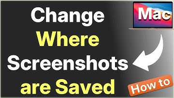 Change Screenshots Saving location from Desktop on Mac