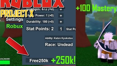 Roblox Project X - HOW TO GET 250K Mastery XP!! (CODES)