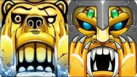 Endless Run Snow Temple Oz vs Jungle Runner Rush Temple