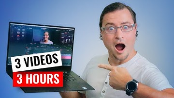 How I Edited 3 VIDEOS IN 3 HOURS! | Video Editing Workflow