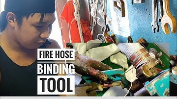 binding tool, fire hose