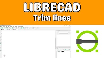 Librecad trim lines