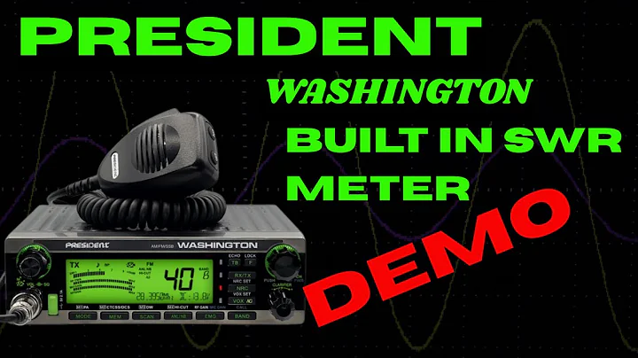 President WASHINGTON Built In SWR Meter  (How To CHECK Your SWR)