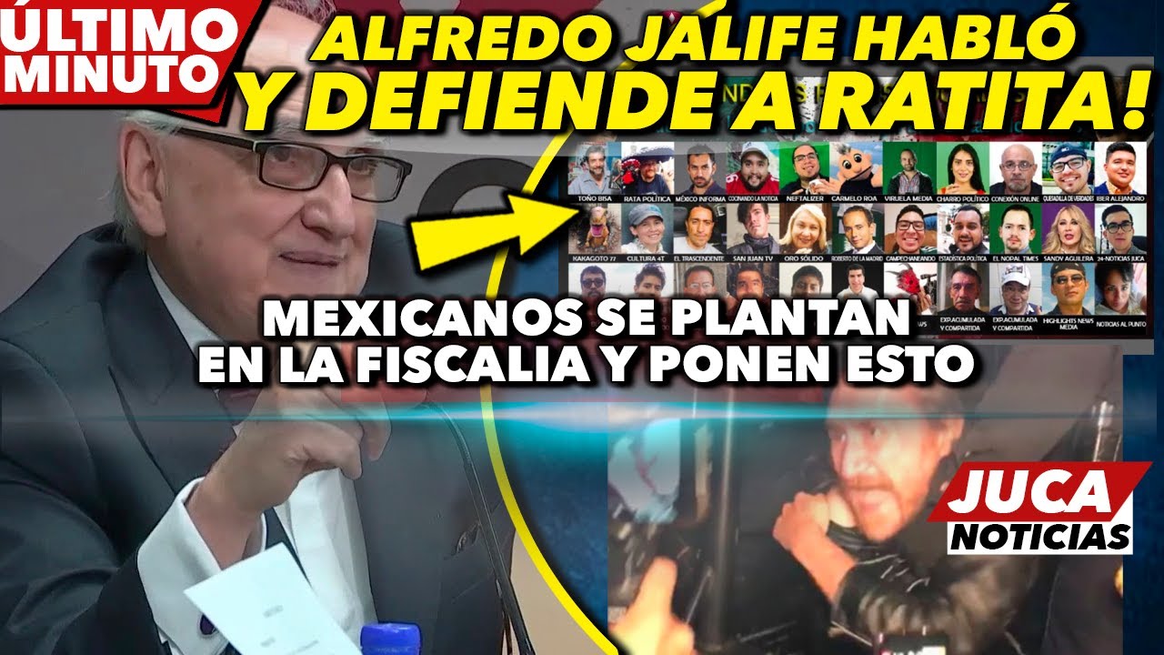 HACE UN MOMENTO! ALFREDO JALIFE SALE EN DEFENSA A RATITA! YA HABLÉ CON