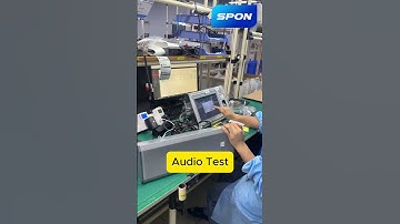 SPON Network Column Speaker Factory Test in Action! #SPONSpeaker #FactoryTest #AudioTesting