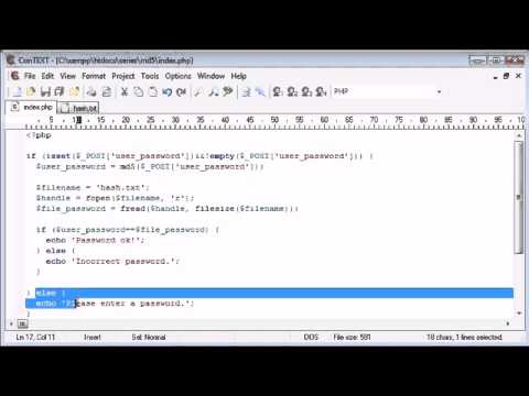 MD5 Encryption Part 2 in PHP