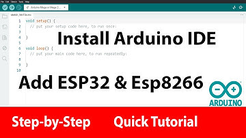 "How to Install Arduino & Add ESP32/ESP8266 Boards - Complete Setup Guide!"