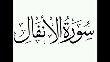 القارئ مشعل ابو مازن الطائي سوره الانفال