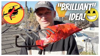 Drone & manual Chainsaw versus giant Tree Branch, will this epic Mission fail or succeed