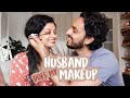 Husband Does My Makeup! | Couples Challenge