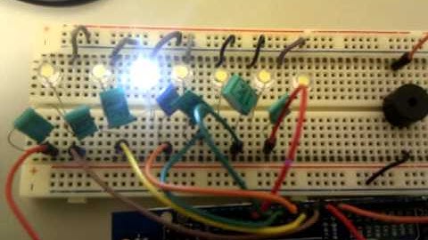 Arduino 小蜜蜂加LED鍵盤