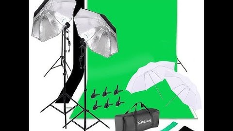 Kshioe Studio Lighting Kit (Photography, Videography) SETUP & REVIEW - 4WV