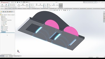 Hướng dẫn vẽ nắp hộp giảm tốc bánh răng trụ thẳng (nghiêng) 1 cấp  Solidworks 2018